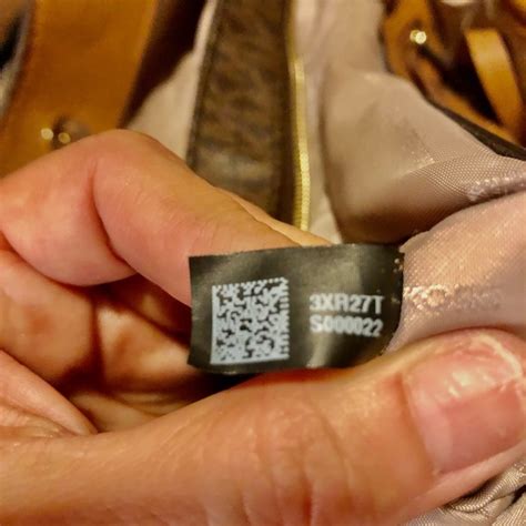 michael kors purse serial number.